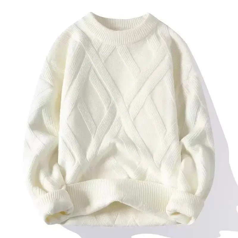 Cable Knit Sweater - Luxoria