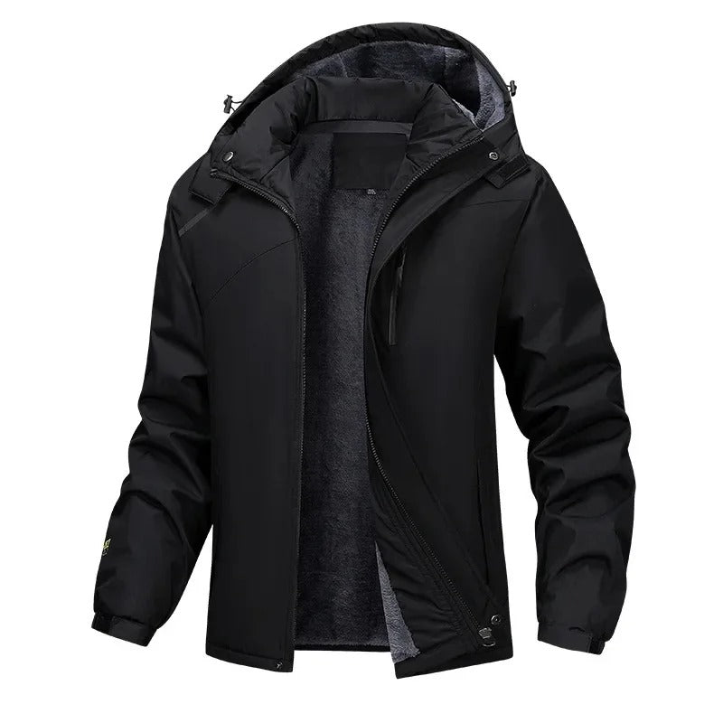Elegant Outdoor Fleece Jacket - Luxoria