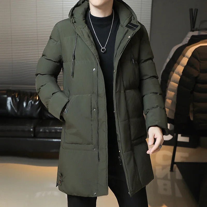Elegant Long Winter Jacket - Luxoria