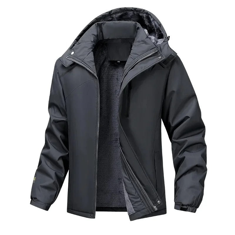 Elegant Outdoor Fleece Jacket - Luxoria