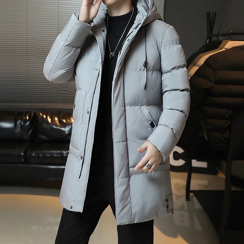 Elegant Long Winter Jacket - Luxoria