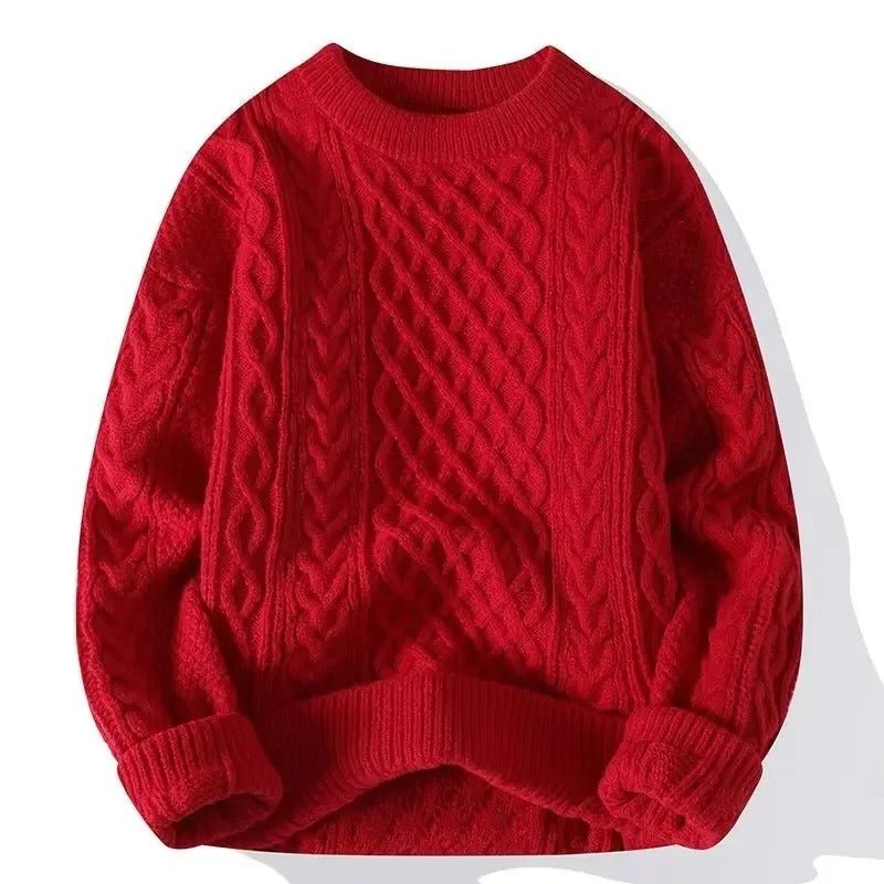 Cable Knit Sweater - Luxoria