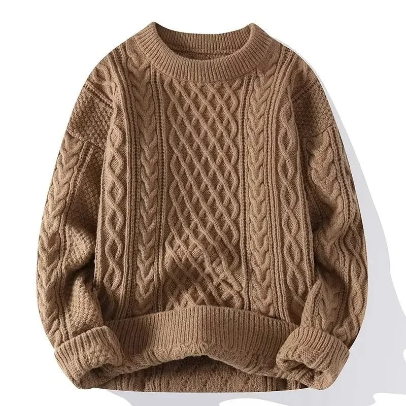 Cable Knit Sweater - Luxoria