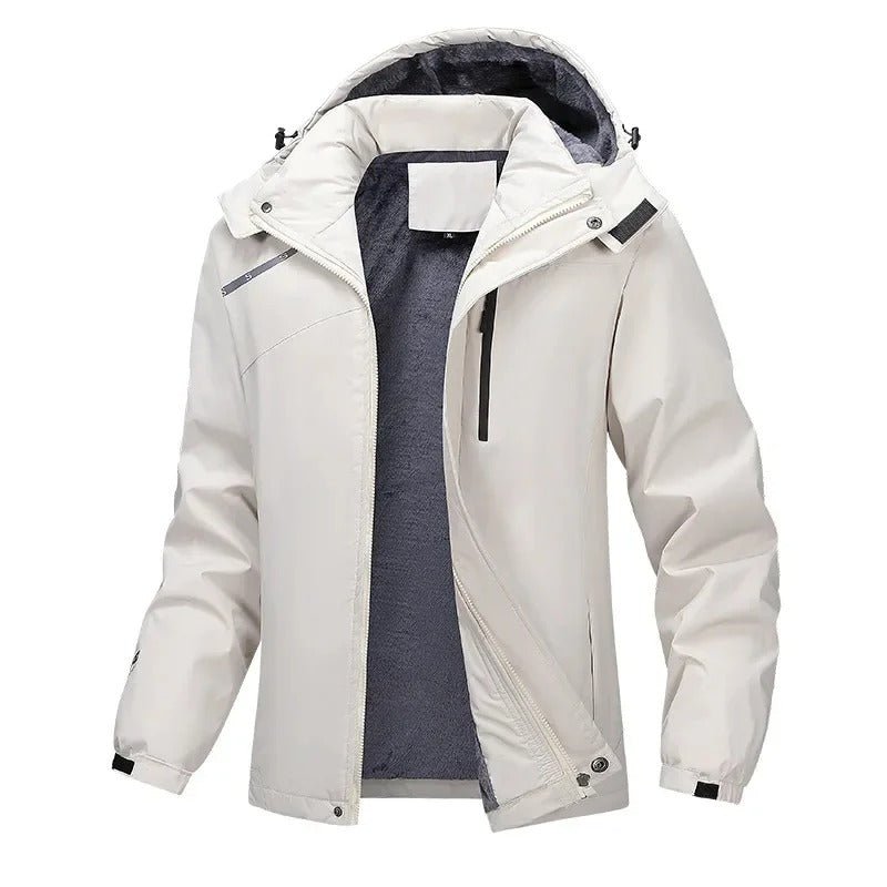 Elegant Outdoor Fleece Jacket - Luxoria