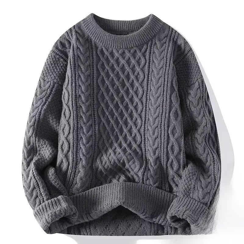Cable Knit Sweater - Luxoria