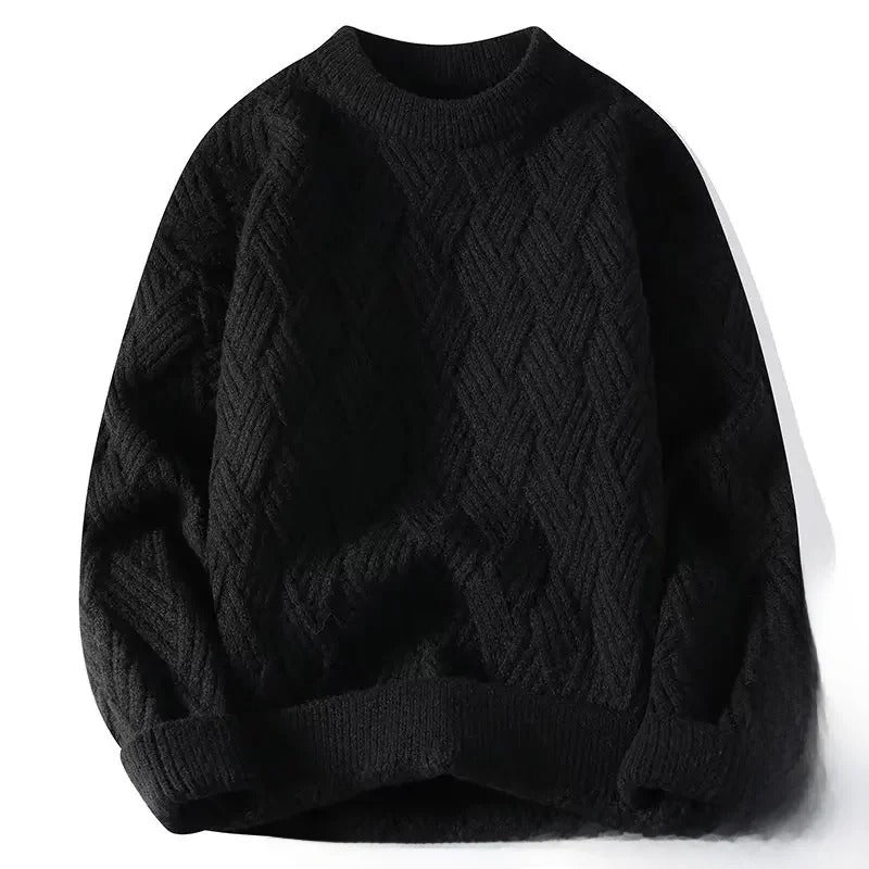 Cable Knit Sweater - Luxoria