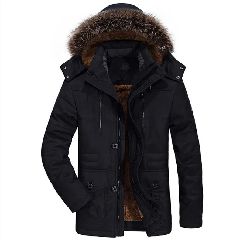 Cotton Hooded Winter Jacket - Luxoria