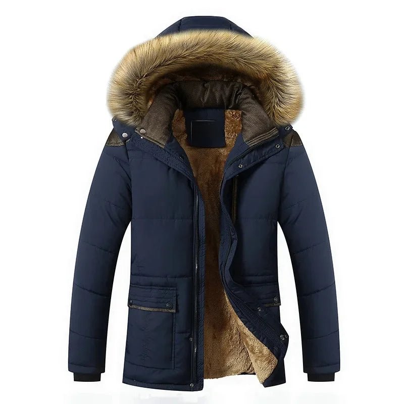 Elegant Padded Fleece Winter Jacket - Luxoria