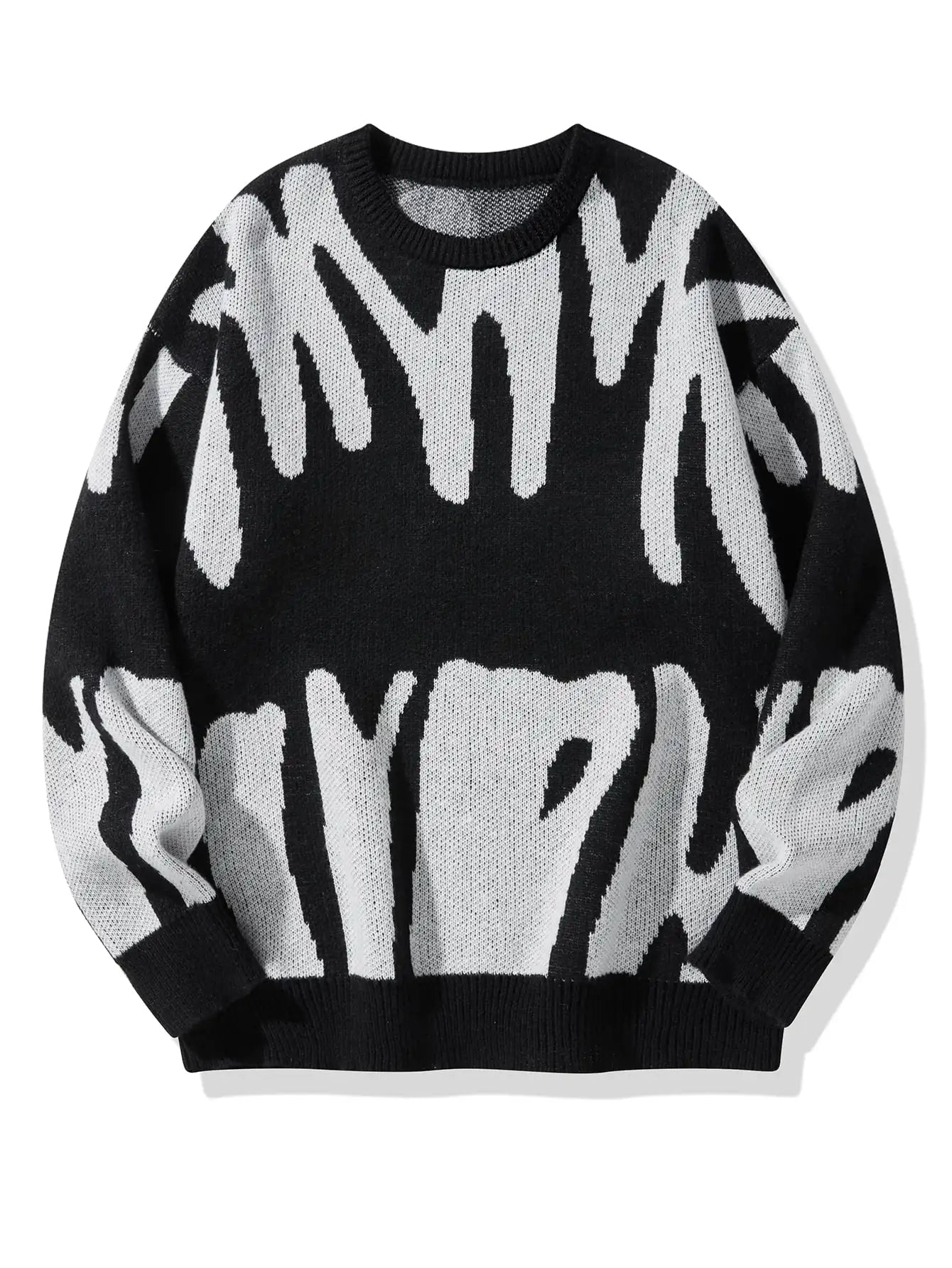 Elegant Pattern Sweater - Luxoria