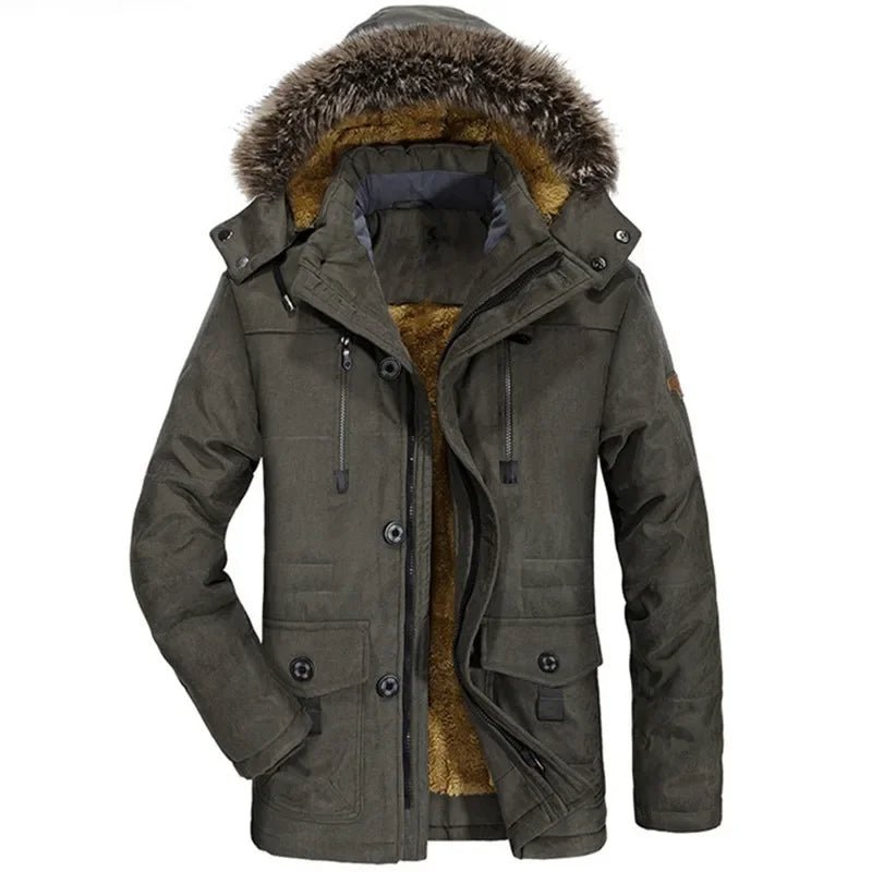 Cotton Hooded Winter Jacket - Luxoria