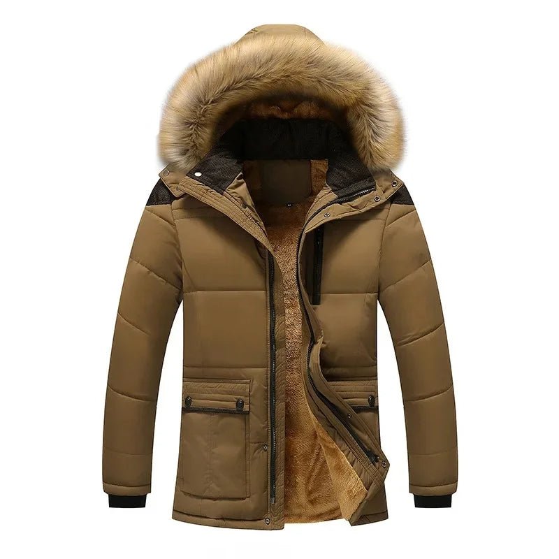 Elegant Padded Fleece Winter Jacket - Luxoria