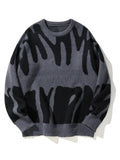 Elegant Pattern Sweater - Luxoria