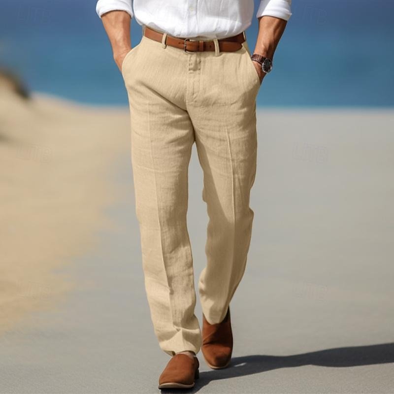 Elegant Linen Pants - Luxoria